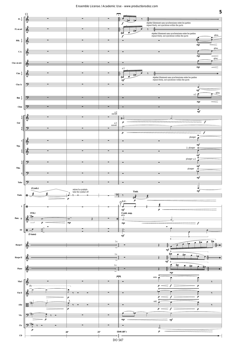 ...d'après Pluton Orchestra scores gallery preview page 5