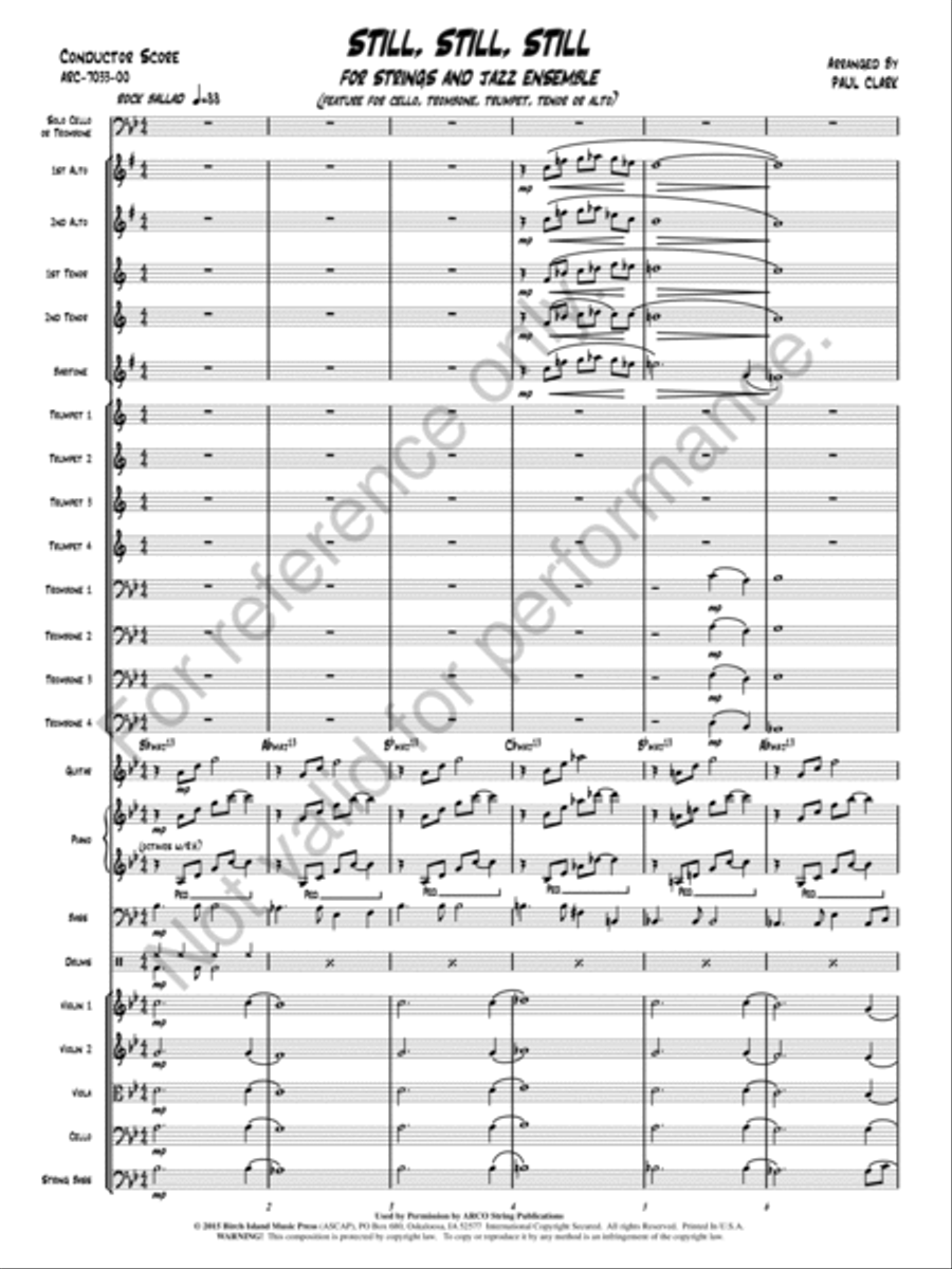 Still, Still, Still Jazz Ensemble scores gallery preview page 2