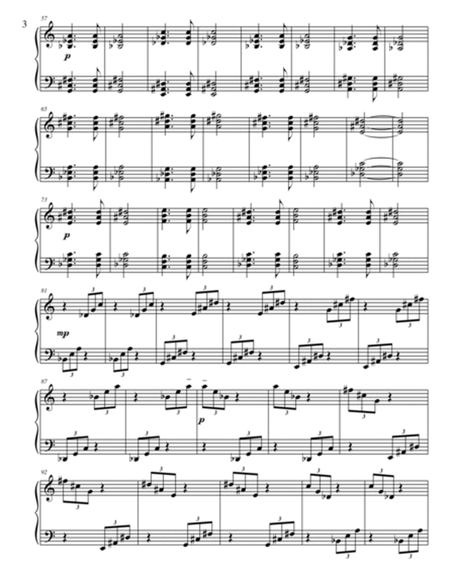 Etude 2.5 + 3.0 for Piano Solo from 25 Etudes using Symmetry, Mirroring and Intervals image number null
