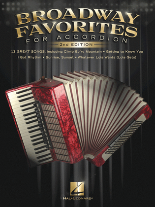 Book cover for Broadway Favorites for Accordion - 2nd Edition