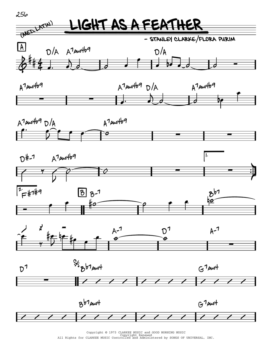 Light As A Feather Piano scores gallery preview page 1