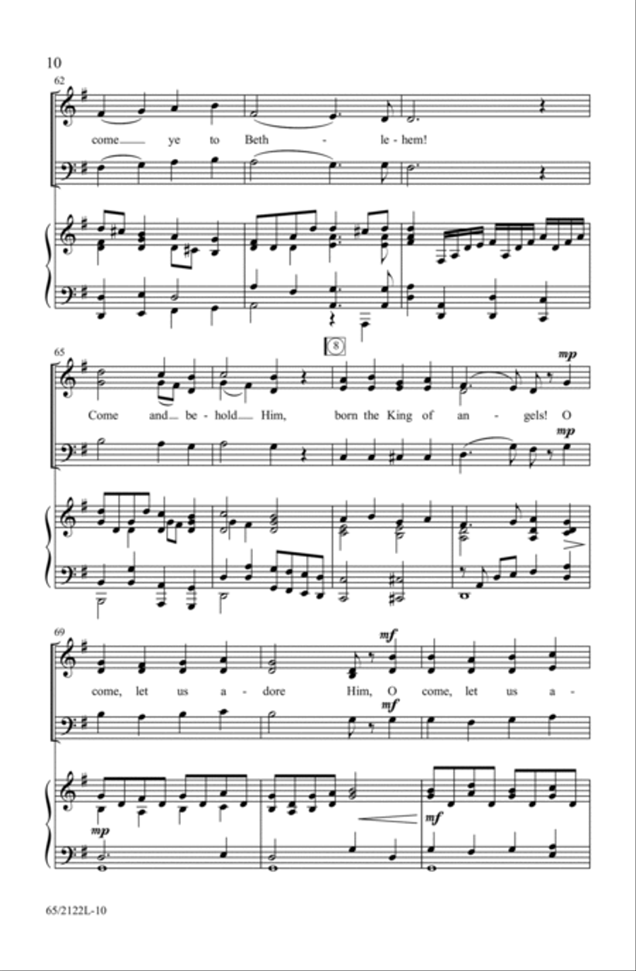 A New and Glorious Morn! 3-Part scores gallery preview page 10