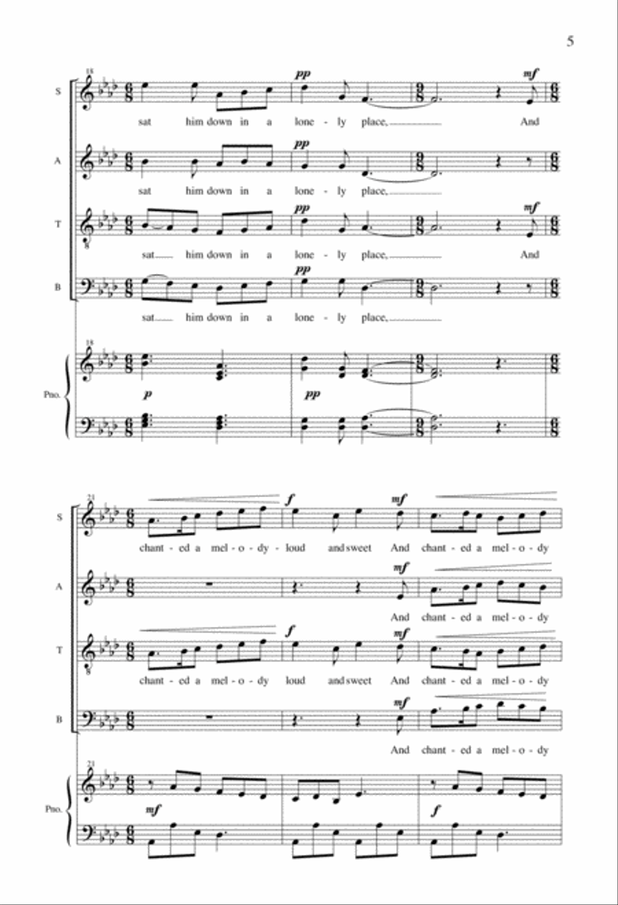 The Poet's Song The Poet's Song 4-Part scores gallery preview page 4