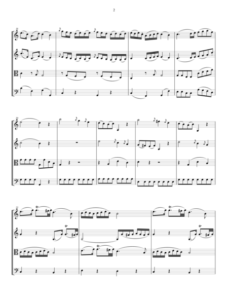 Mozart—String Quartet No.4 in C major, K.157
