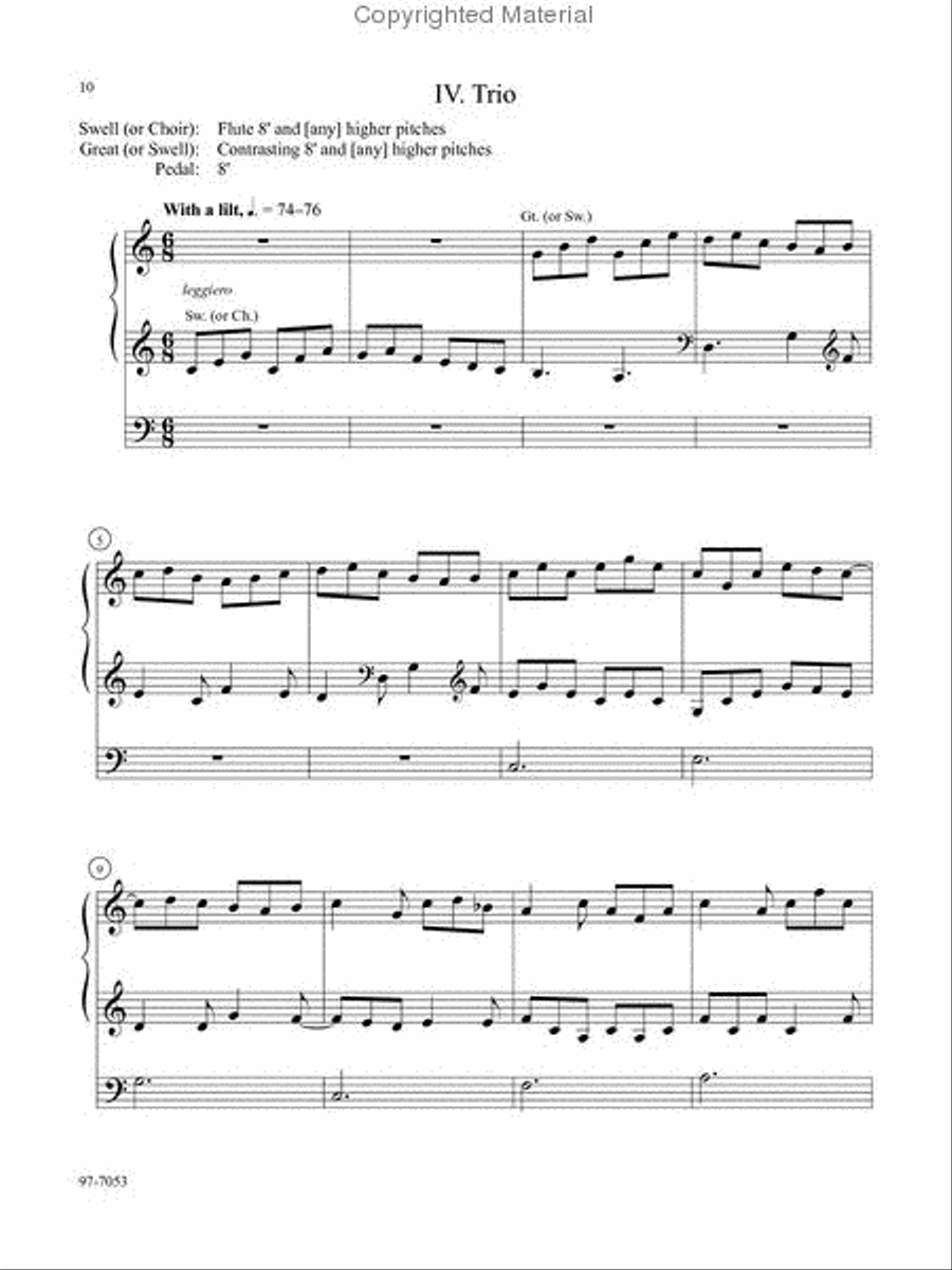 Jesus Christ is Risen Today Organ scores gallery preview page 4