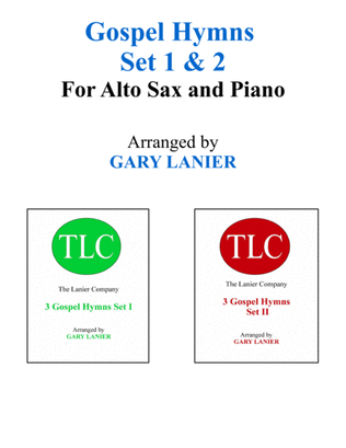 GOSPEL HYMNS Set 1 & 2 (Duets - Alto Sax and Piano with Parts)