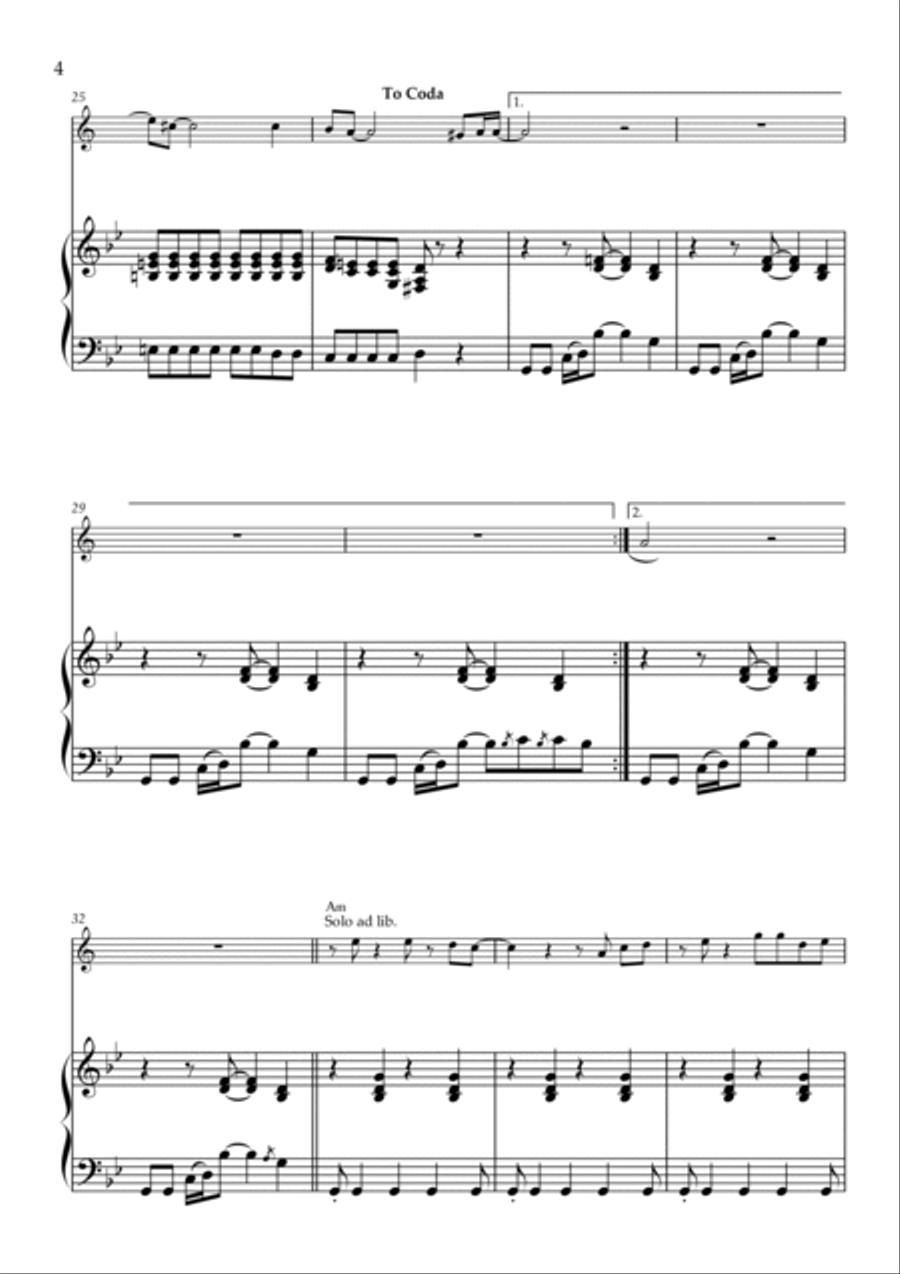 Come Together Tenor Saxophone scores gallery preview page 4
