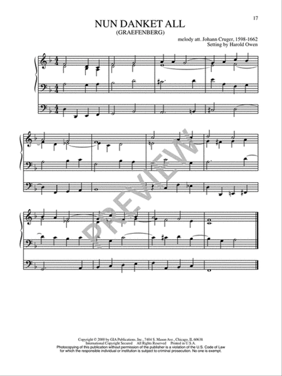 Twenty-Five Organ Harmonizations - Volume 1 Organ scores gallery preview page 19