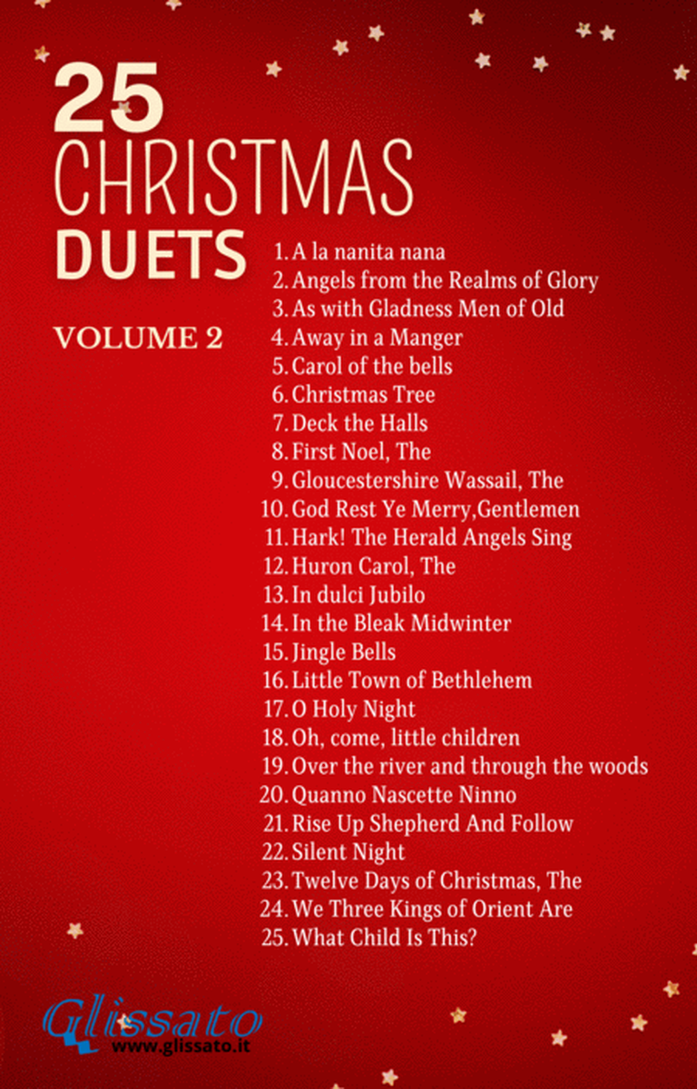 25 Christmas Duets for Flute and Clarinet - VOL.2 image number null