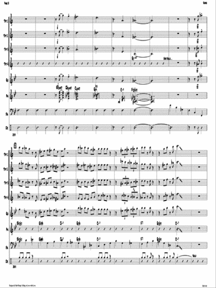 Falling in Love with Love Small Ensemble scores gallery preview page 6