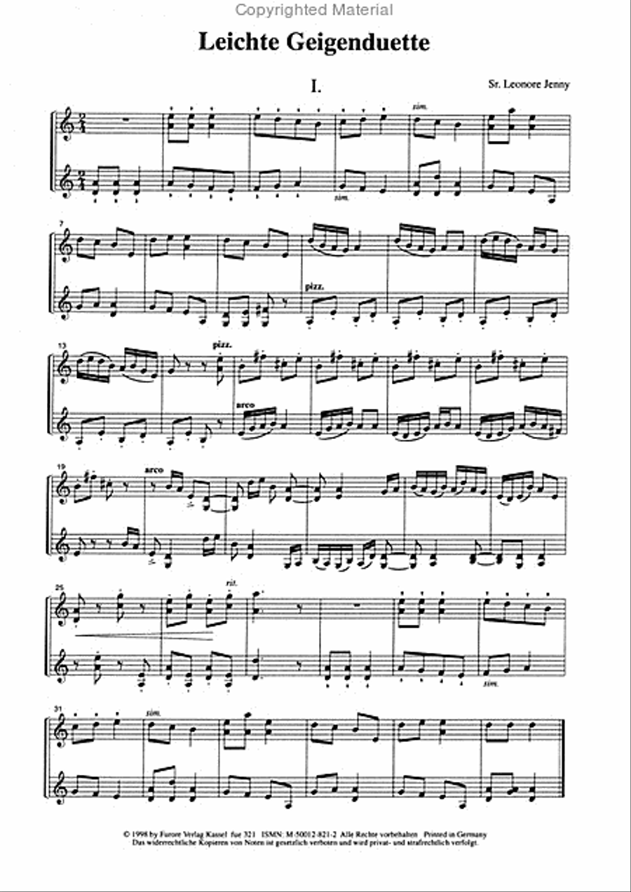 Leichte Geigenduette Leichte Geigenduette Violin scores gallery preview page 2