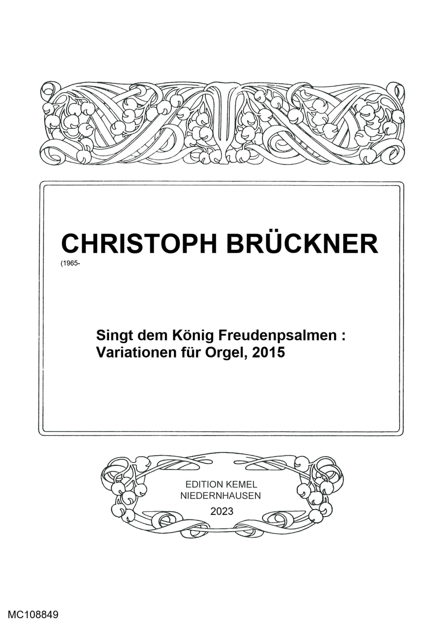 Singt dem König Freudenpsalmen