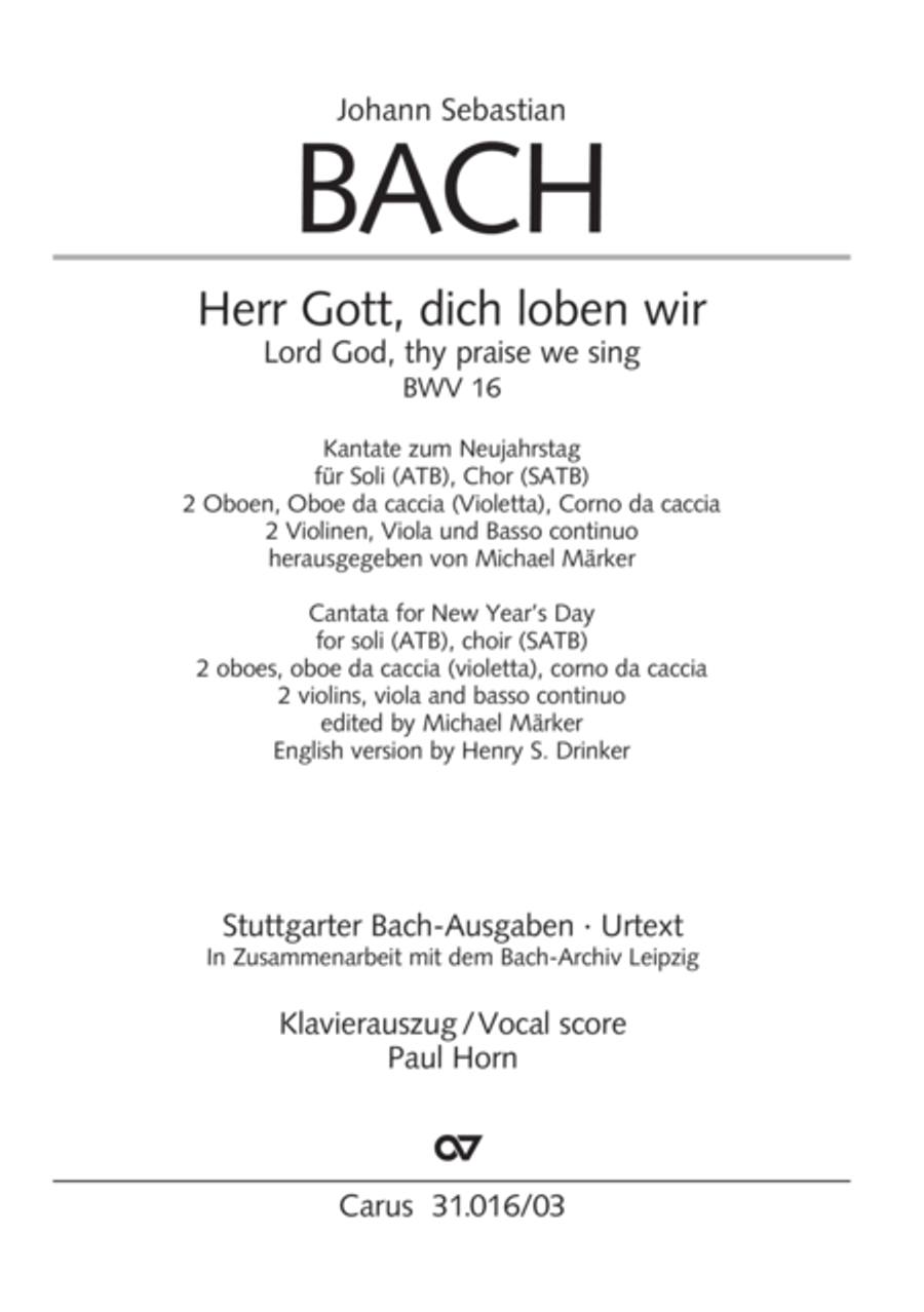 Lord God, thy praise we sing (Herr Gott, dich loben wir) ATB scores gallery preview page 2