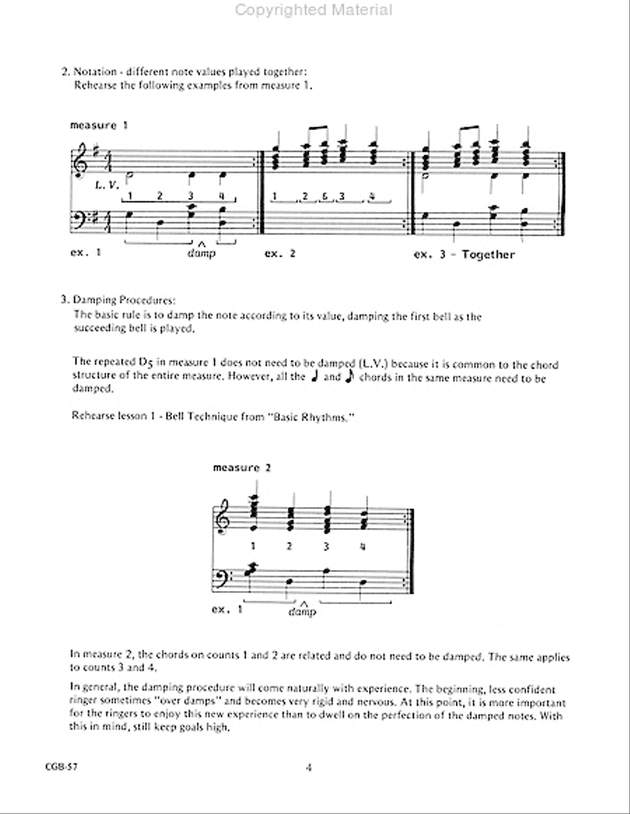 Music for a Beginning Handbell Choir with Study Plans Handbell Choir scores gallery preview page 3
