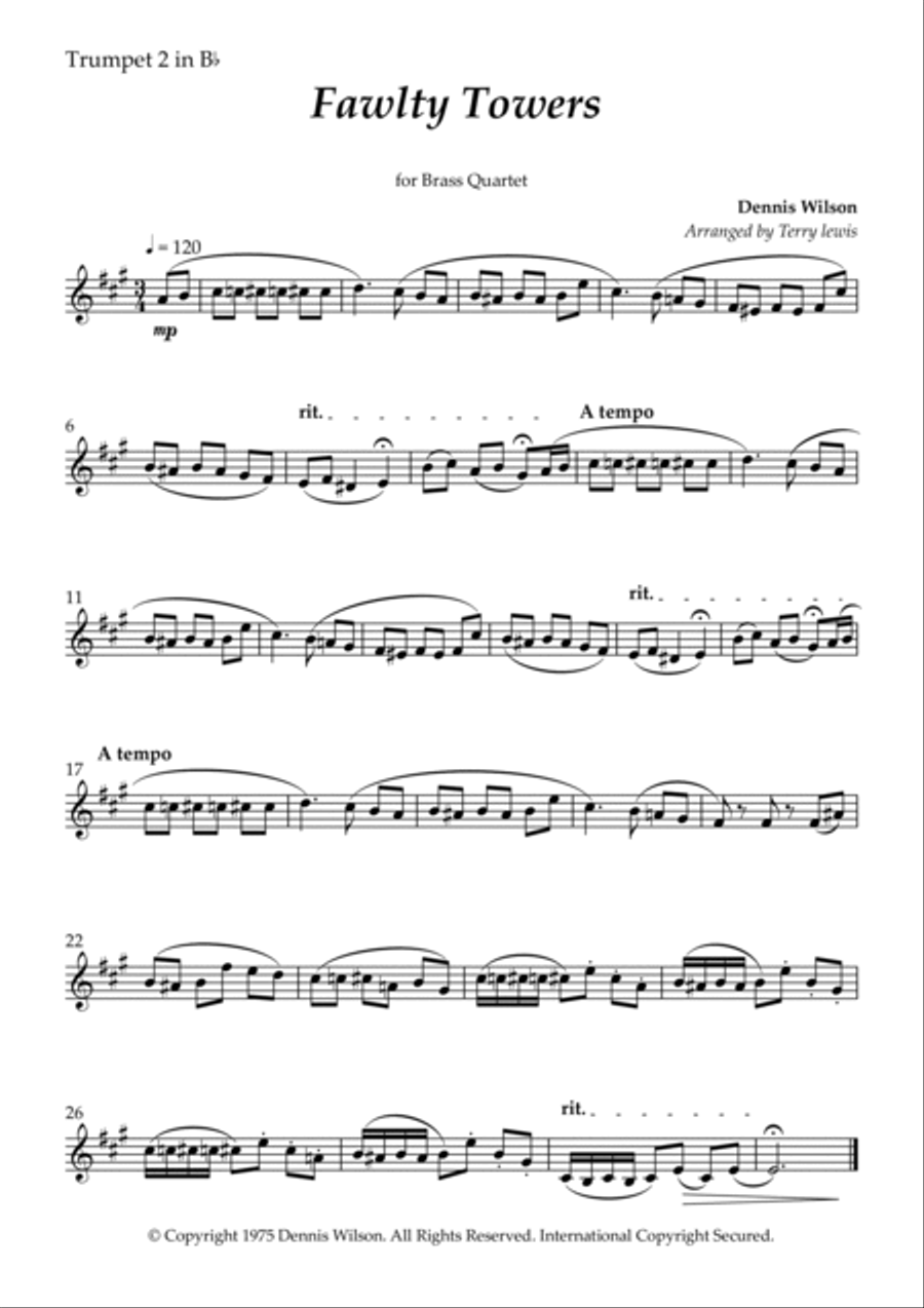 Fawlty Towers Brass Ensemble scores gallery preview page 5