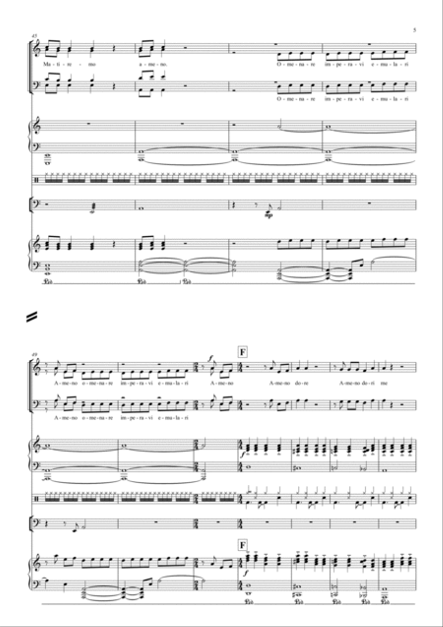 Ameno Ameno 4-Part scores gallery preview page 6