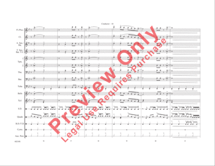 Make Me Smile Make Me Smile Marching Band scores gallery preview page 11