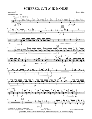 Scherzo: Cat And Mouse - Percussion 1