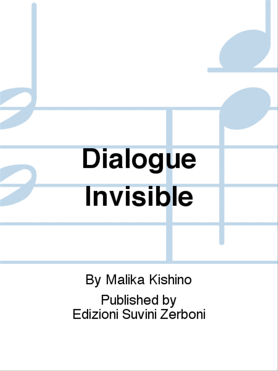 Dialogue Invisible Dialogue Invisible A Cappella scores gallery preview page 1