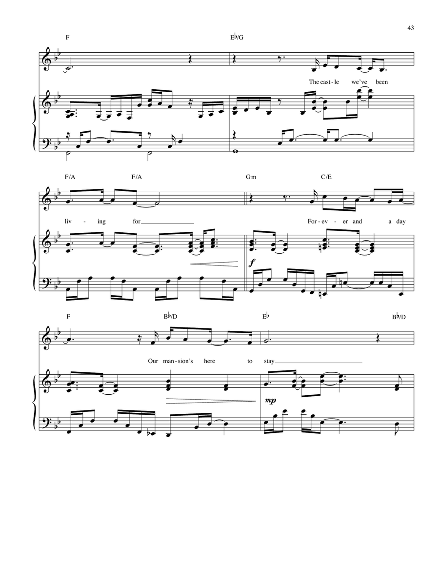 More Than Sand Piano, Vocal scores gallery preview page 4