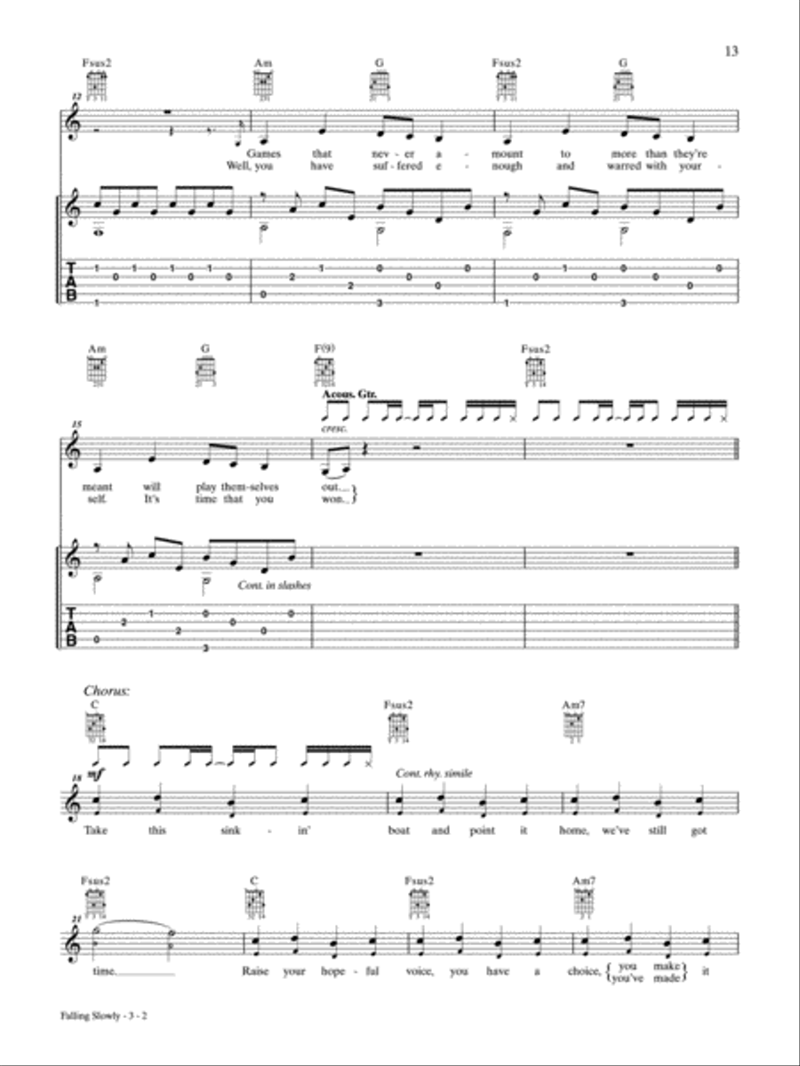 Falling Slowly (from 