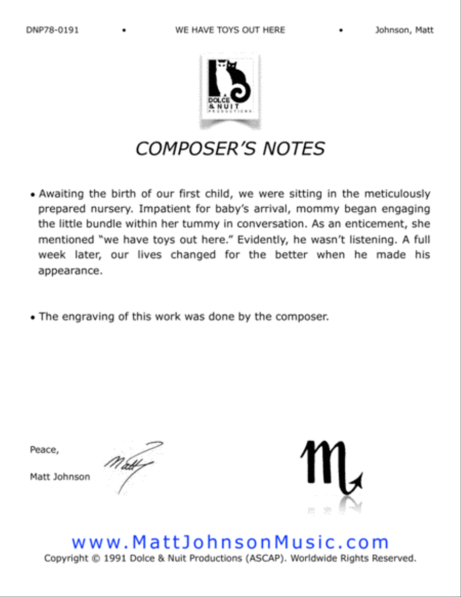 We Have Toys Out Here Piano Solo scores gallery preview page 2