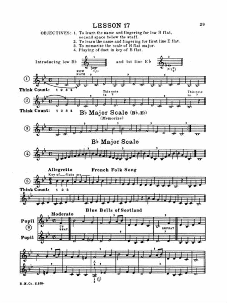 A Tune a Day – French Horn Concert Band Methods scores gallery preview page 3