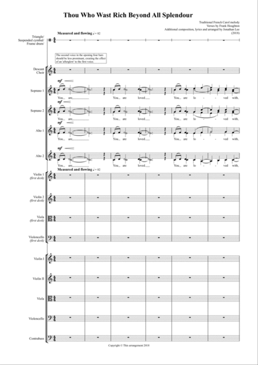 Thou Who Wast Rich Beyond All Splendour Choir scores gallery preview page 2