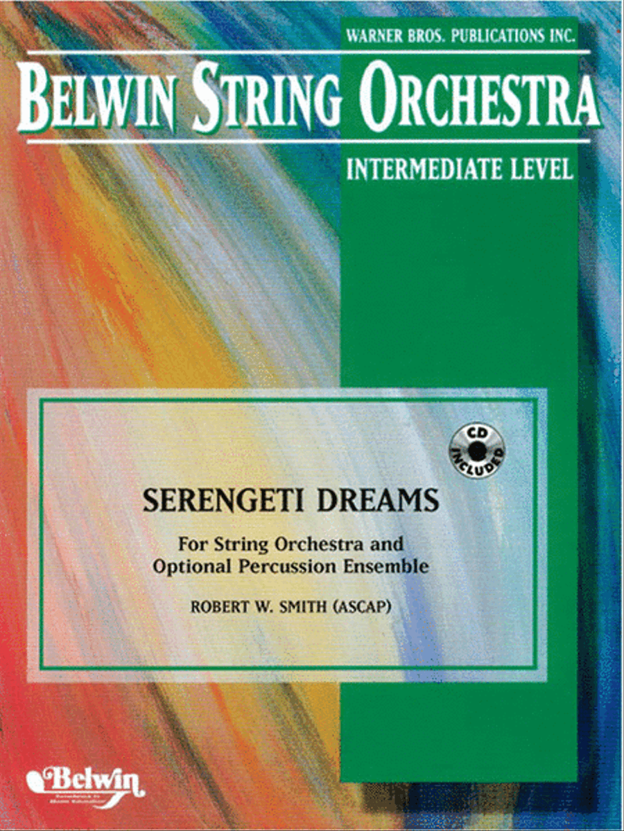 Book cover for Serengeti Dreams (with Opt. Percussion Ensemble)