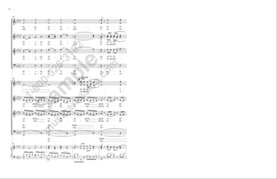 Let All Mortal Flesh 4-Part scores gallery preview page 13