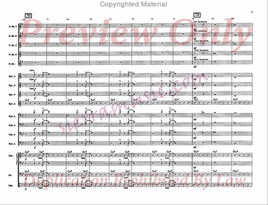 Dorian Blue Big Band scores gallery preview page 10