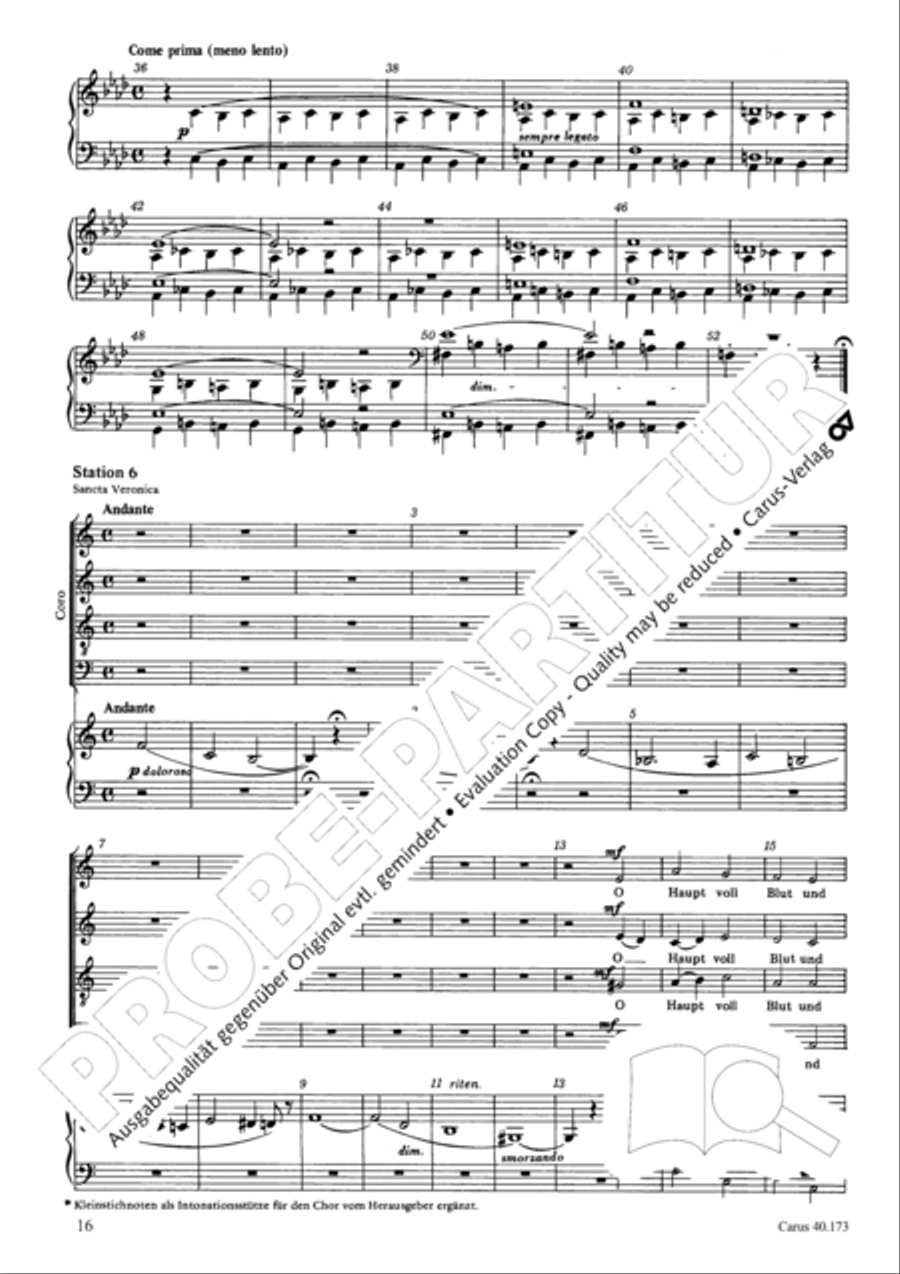 Via crucis 4-Part scores gallery preview page 17