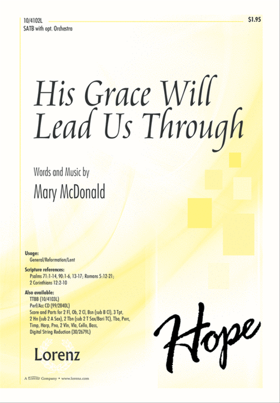 His Grace Will Lead Us Through 4-Part scores gallery preview page 2