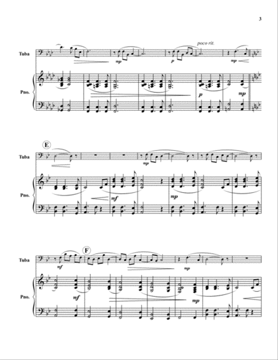 How Beautiful Tuba scores gallery preview page 3