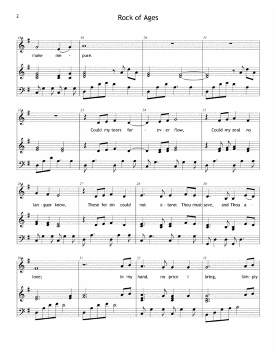 Rock of Ages Voice scores gallery preview page 2