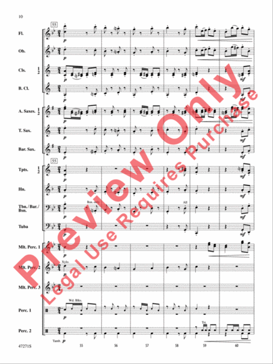 'Tis the Season 'Tis the Season Concert Band scores gallery preview page 11