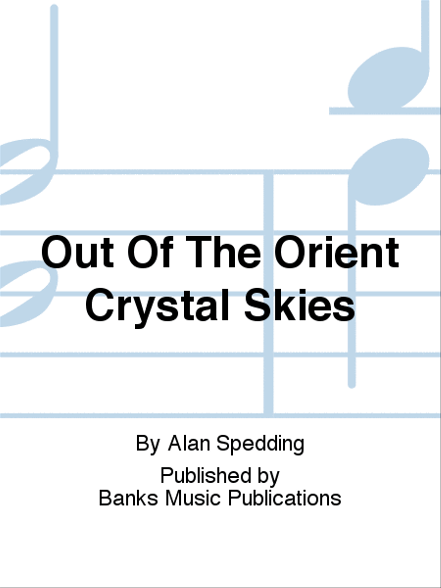 Out Of The Orient Crystal Skies 4-Part scores gallery preview page 1
