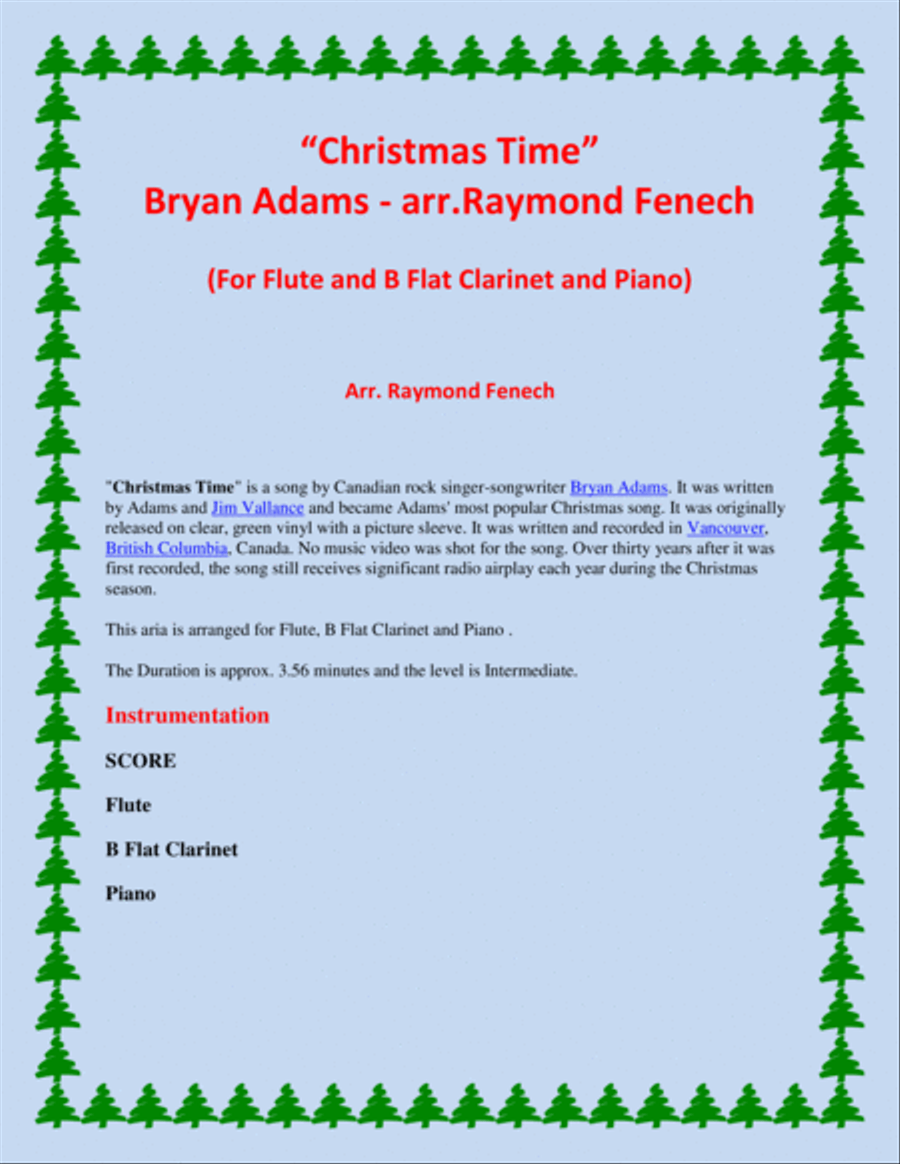 Christmas Time Woodwind Duet scores gallery preview page 2