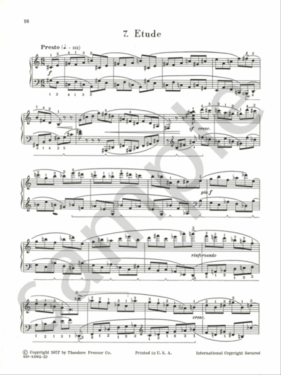 Eight Pieces For Piano Eight Pieces For Piano Chamber Music scores gallery preview page 9