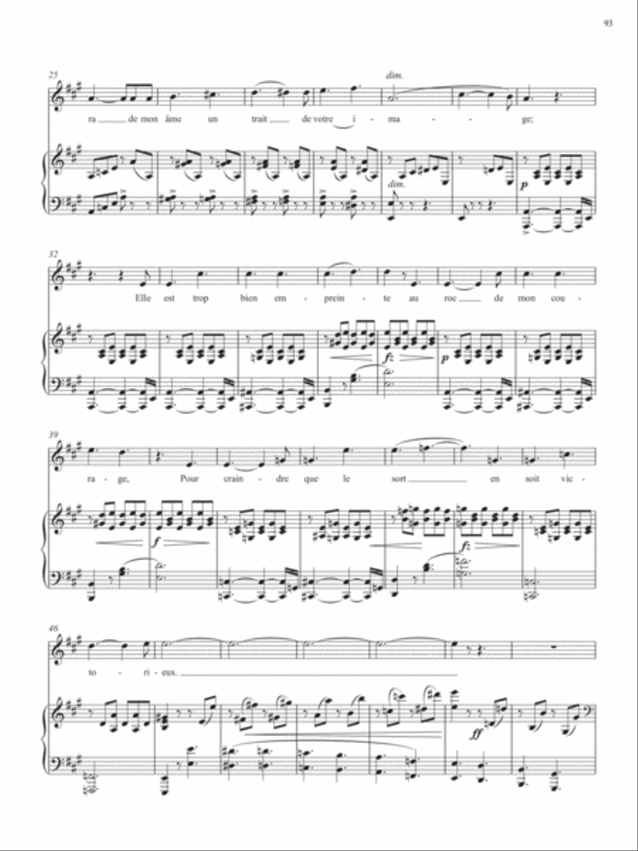 Op. 45, No. 17: On verra d√©faillir tous les astres aux cieu from Songs of Gouvy, V2 Voice Solo scores gallery preview page 3