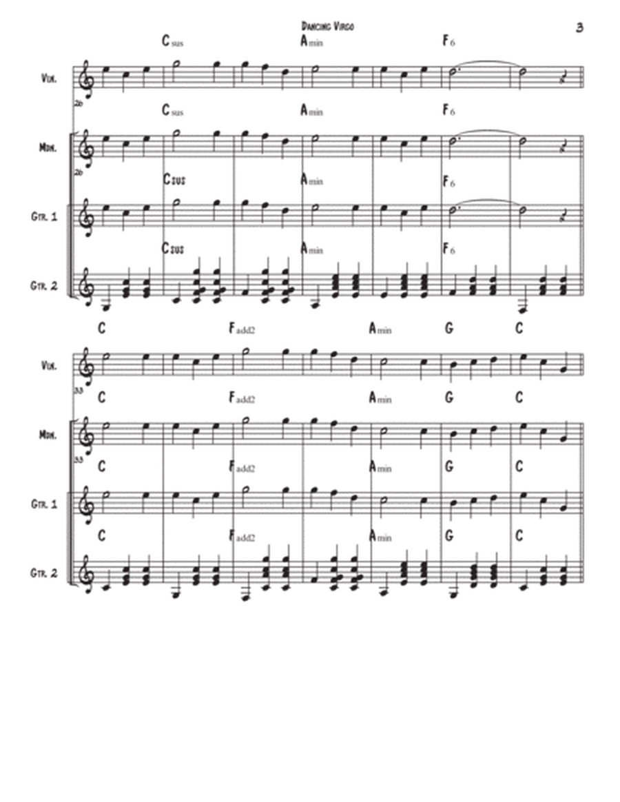 Dancing Virgo (Score)