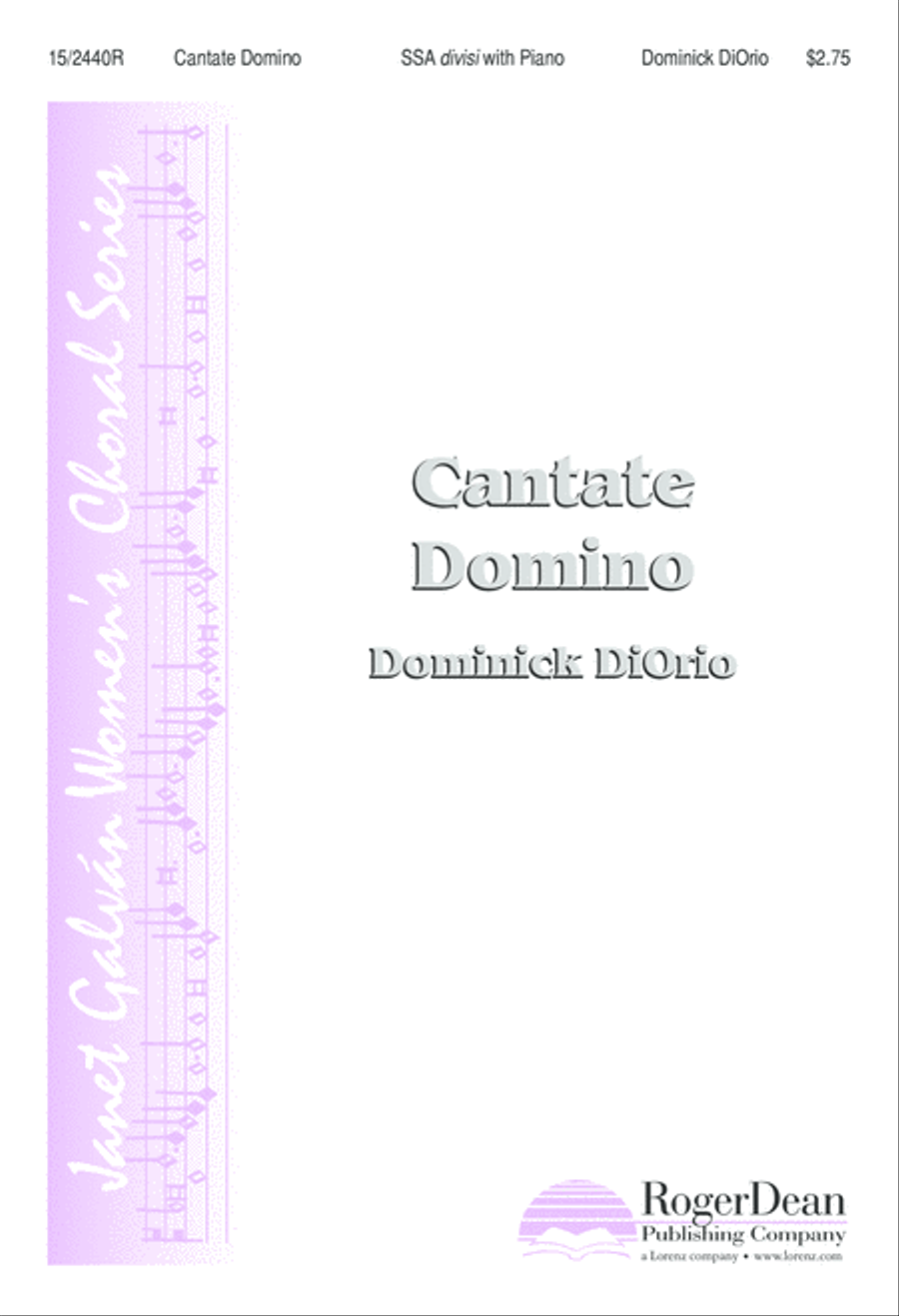 Cantate Domino SSA scores gallery preview page 1