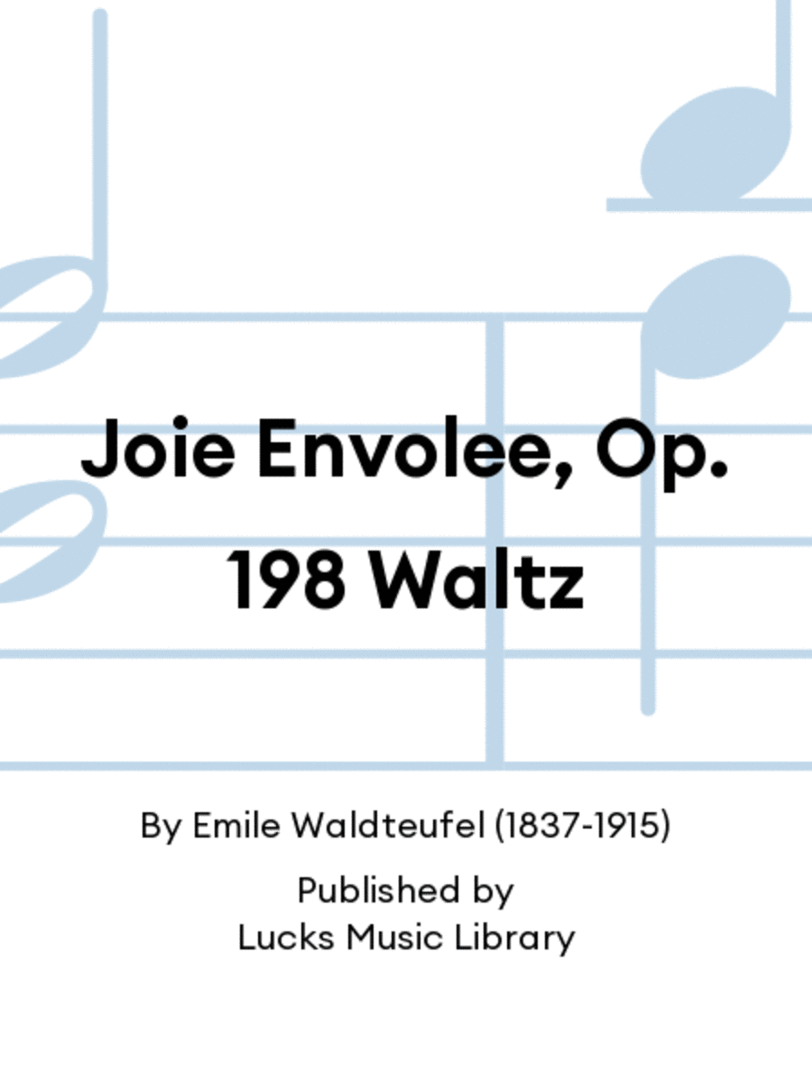 Joie Envolee, Op. 198 Waltz Set of Parts scores gallery preview page 1