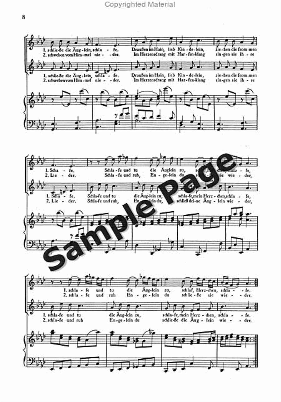Weihnachtslieder 6 Sop/pf SA scores gallery preview page 9