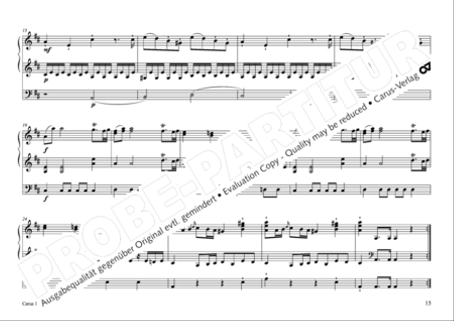 17 Church sonatas Organ Solo scores gallery preview page 16