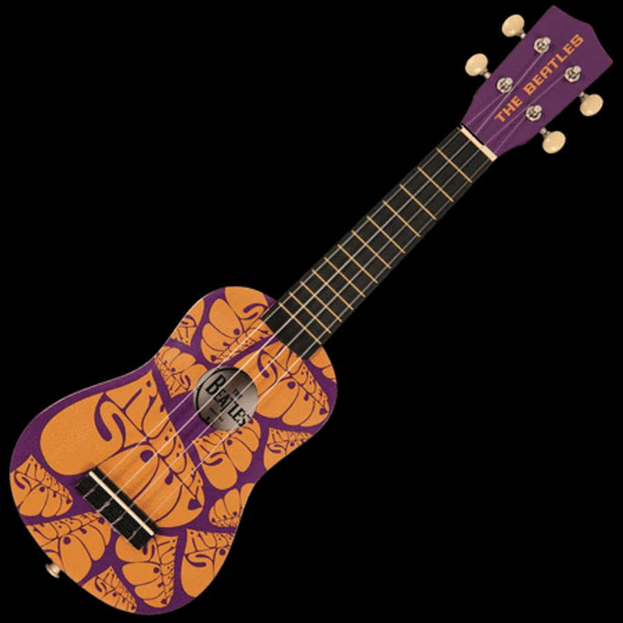 Book cover for The Beatles Ukulele: Rubber Soul Design