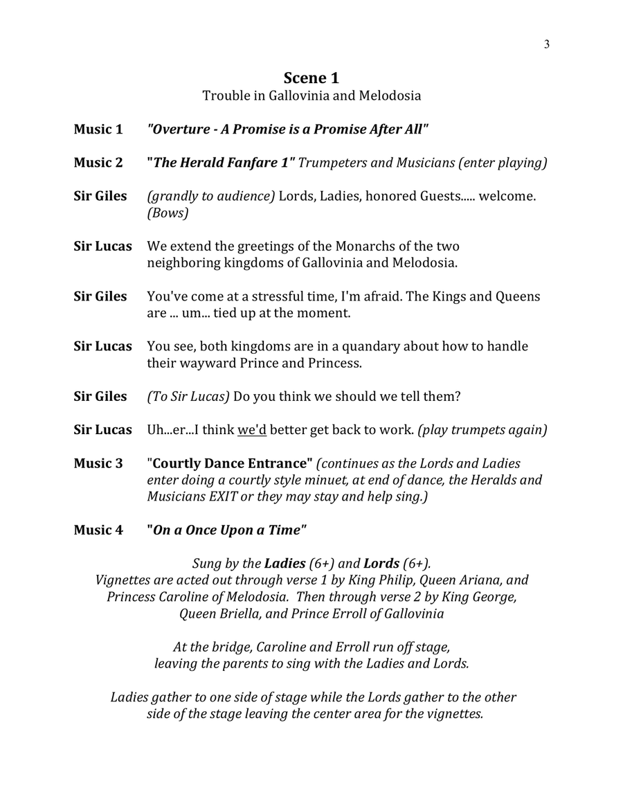 The Frog Prince - Children's Musical Director's Script Small Ensemble scores gallery preview page 6