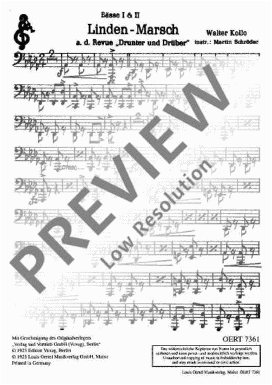 Linden-Marsch Concert Band scores gallery preview page 16