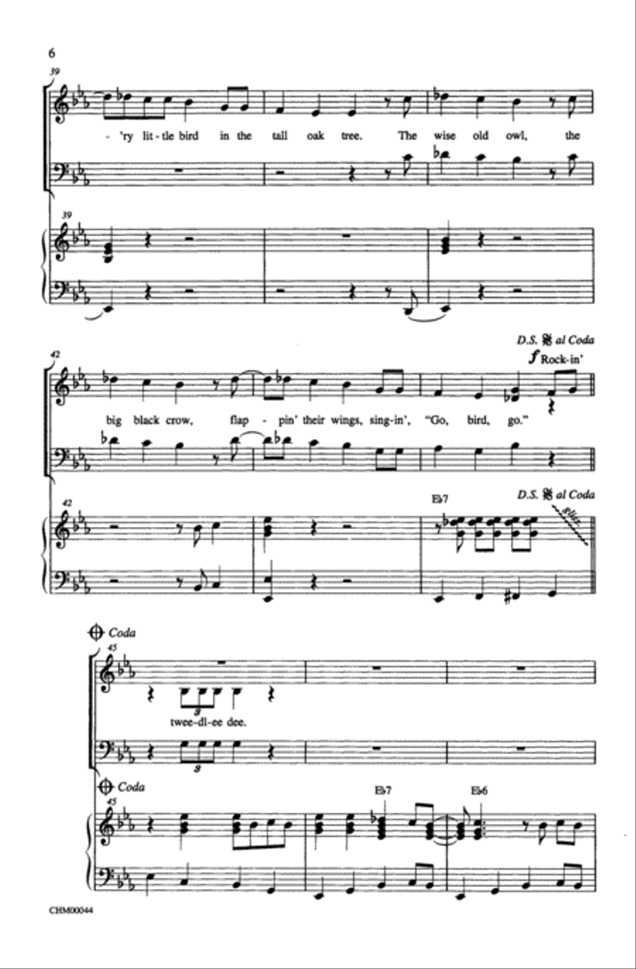 Rockin' Robin Choir scores gallery preview page 5