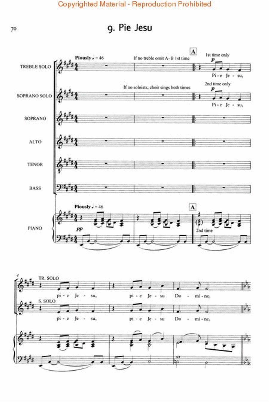 Requiem Requiem 4-Part scores gallery preview page 4
